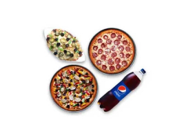 Pizza Plus Pakistan 2x Reg Pizza, 1x Chicken Pasta, 1x Drink 1 Ltr YUM! Plus Deal For Rs.1600/-image-1177